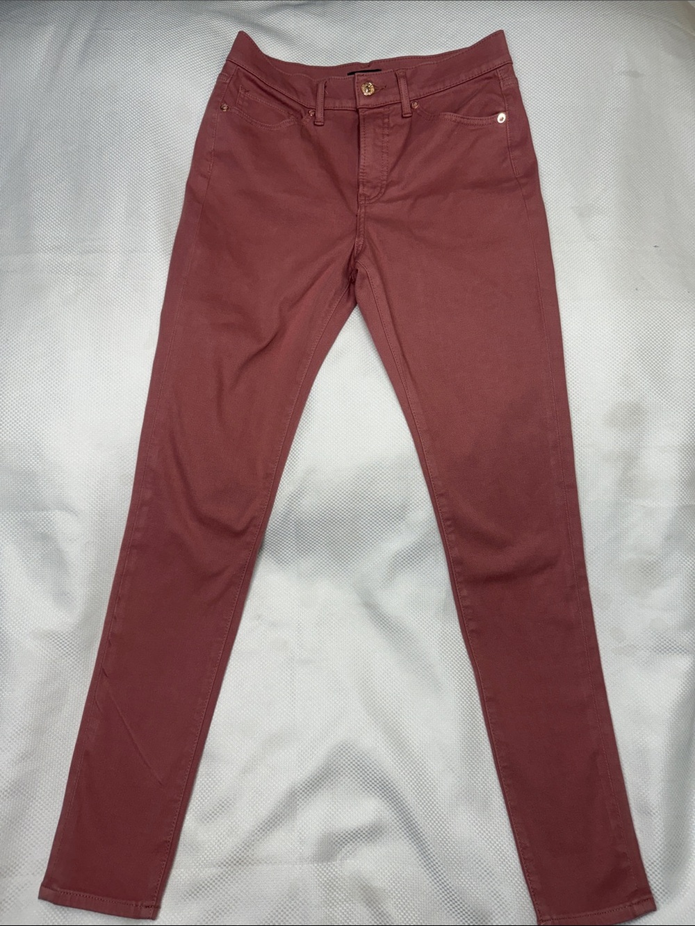 Express - Slim Fit High Rise Skinny Jeans - Rose - 4L